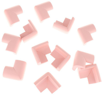 

SYGA Pack Of 12 Light Pink Thick Baby Child Infant Kids Safety Safe Table Desk Corner Edge Cushions Guard Protector(Pink)