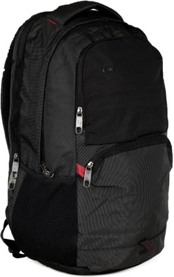 

Gear LIFE STYLE BUSINESS LAPTOP BACKPACK 18 L Laptop Backpack(Black), Black;red