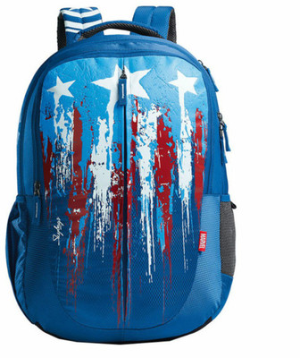 

Skybags Sb Marvel Plus Cap-Am 35 L Backpack(White, Blue)