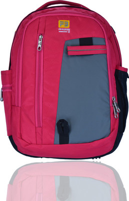 FB Fashion SB-712 36 L Backpack(Grey, Pink)