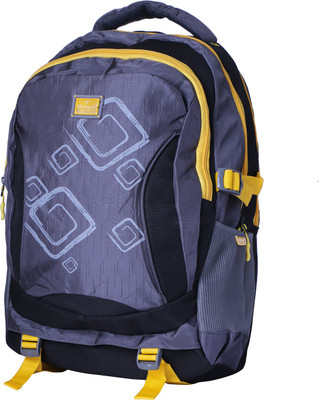 

HI-LIGHT SCHOOL AND LAPTOP BAG ART-508 25 L Backpack(Grey, Yellow, Black), Grey black yellow