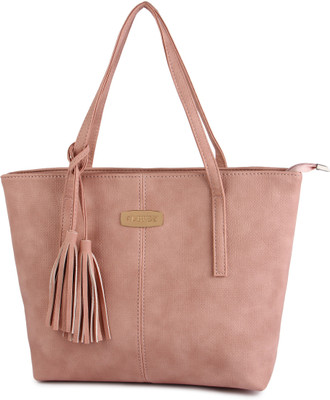 Aubrey Pink Tote Handbag Shoulder Bag(Pink, 5 L)