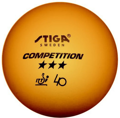 

Stiga Competition 3 Star Table Tennis Ball(Pack of 3, White)
