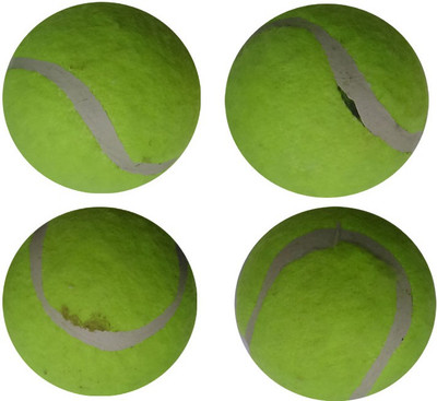 

PTCMart Tennis Ball Set of 4 Tennis Ball(Pack of 4, Multicolor)