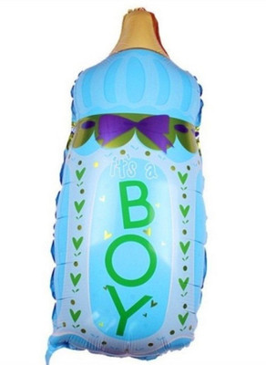 

Shop Online Solid Its a Boy Bottle Shaped Foil Balloon (Blue) Balloon(Multicolor, Pack of 1)