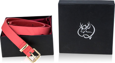 

Avmart Women Casual, Party, Formal Red Artificial Leather Belt