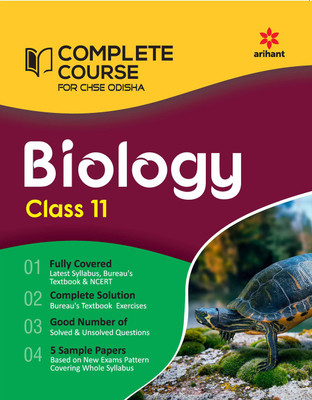 Complete Course Biology Class 11th CHSE Odisha(English, Paperback, unknown)
