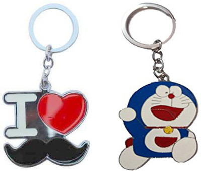 

MGP Fashion I love much with cartoon key chain combo 5 Key Chain(Multicolor)
