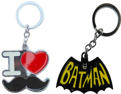 

MGP Fashion I love much with cartoon key chain combo 2 Key Chain(Multicolor)