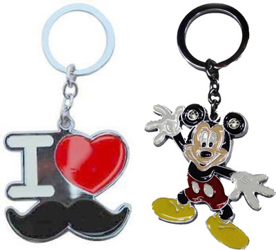 

MGP Fashion I love much with cartoon key chain combo 3 Key Chain(Multicolor)