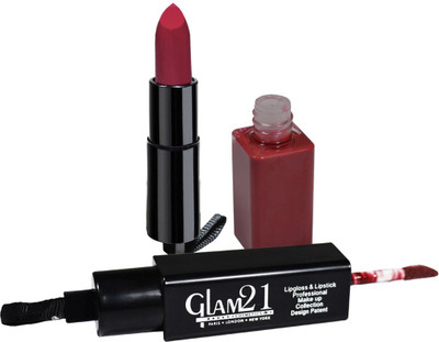 

Glam 21 Lipgloss & Lipstick A06(Set of 2)