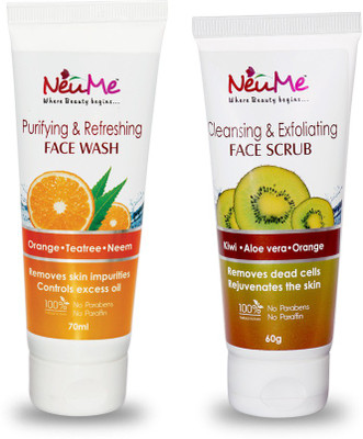 

NeuMe Skin Care Combo2 ( Face Wash + Face Scrub)(Set of 2)
