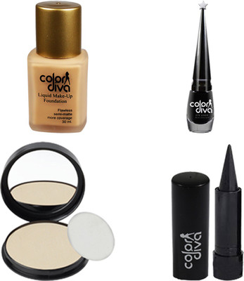 

Adbeni Laperla Lipstick, Nail Paint, Kajal & Nutriglow Skin Whitening 55g Facial Kit(Set of 4)