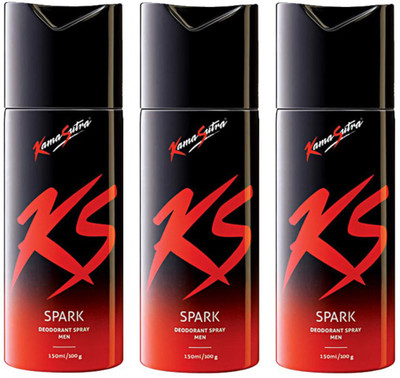 

perfume KamaSutra SPARK Deodorant Spray - For Men ( Pack Of 3 ) Deodorant Spray - For Men(450 ml, Pack of 3)