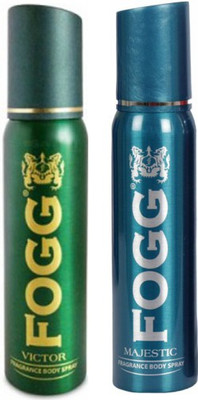 

Fogg 1 Victor and 1 Majestic Deodorant Combo Pack of 2 Body Spray - For Men(240 ml, Pack of 2)