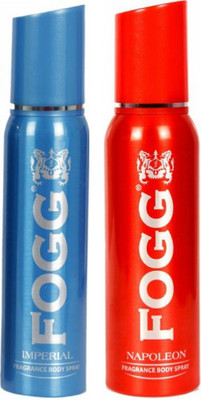 

Fogg 1 Imperial and 1 Napoleon Deodorant Combo Pack of 2 Body Spray - For Men(240 ml, Pack of 2)