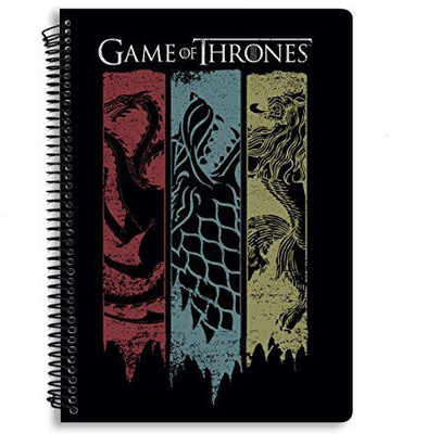 

MC SID RAZZ B5 Notebook(Redwolf Official "Game Of Thrones " - Flag B5 Notebook , licensed by HBO (Home Of Box Office) , USA …, Multicolor)
