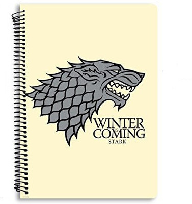 

MC SID RAZZ B5 Notebook(Redwolf Official "Game Of Thrones " - Stark Plain B5 Notebook , licensed by HBO (Home Of Box Office) , USA …, Multicolor)