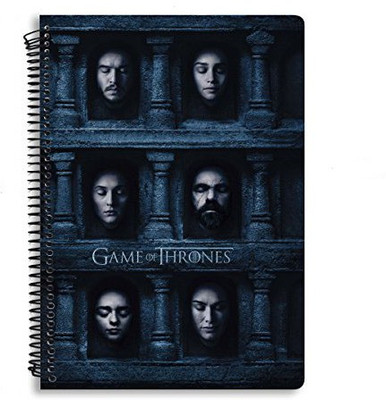 

MC SID RAZZ B5 Notebook(Redwolf Official "Game Of Thrones " - Hall of Faces B5 Notebook , licensed by HBO (Home Of Box Office) , USA …, Multicolor)