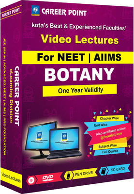 

Career Point Kota NEET Video Lectures of Botany (1 Year) By Career Point Kota(USB Flash Drive)