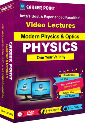 

Career Point Kota NEET | JEE Video Lectures Modern Physics & Optics (1 Year) By Career Point Kota(USB Flash Drive)