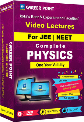 

Career Point Kota JEE Main/ Advanced & NEET Video Lectures Complete Physics (1 Year) By Career Point Kota(USB Flash Drive)