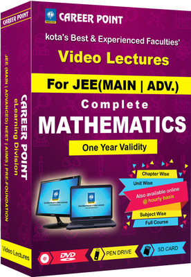 

Career Point Kota JEE (Main/Advance) Video Lectures Complete Mathematics (1 Year) By Career Point Kota(USB Flash Drive)