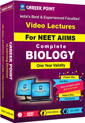 

Career Point Kota NEET Video Lectures Complete Biology (1 Year) By Career Point Kota(USB Flash Drive)