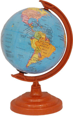 

eRunners Table Top World Small Globe Home Decor Showpiece Table Top Physical World Globe(Small Blue)
