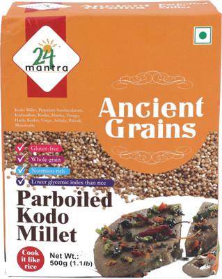 

24 Mantra Ancient Grains Parboiled Kodo Millet(500 g)