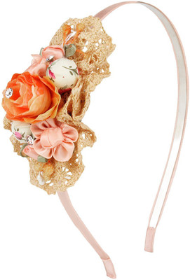 

Fayon Funky Fashion Orange Floral Hair Band Hair Band(Orange)