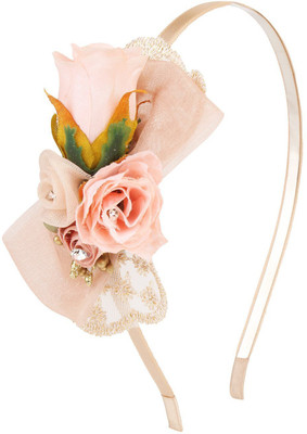 

Fayon Contemporary Statement Pink Roses Hair Band Hair Band(Pink)