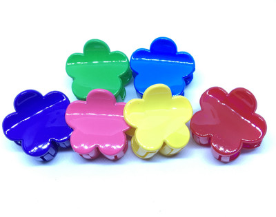 

M K Designs Hair Clucther-Set of 6-SMALL Size Hair Clip, Hair Claw(Multicolor)