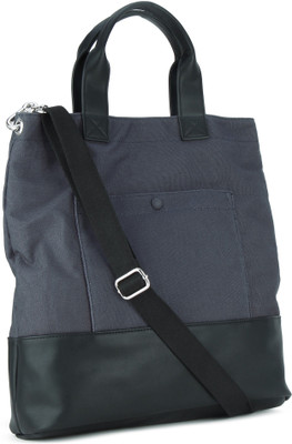 

French Connection Tote(Black, Blue)
