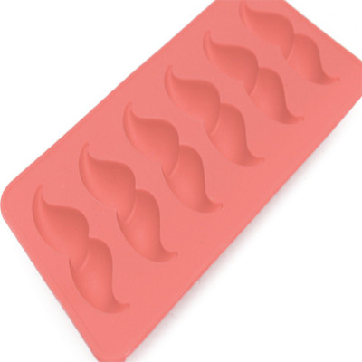 

ShopAis Silicone Mustache Style Ice Tray Orange Silicone Ice Cube Tray(Pack of 1)