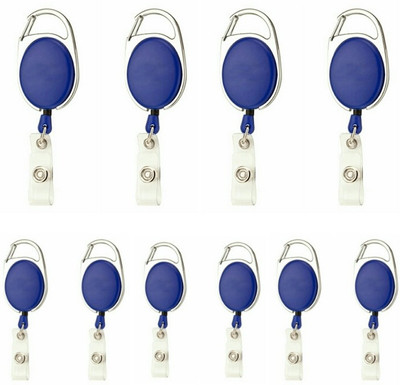 

ART ME Plastic ID Badge Holder, ID Badge Reel(Pack of 10)