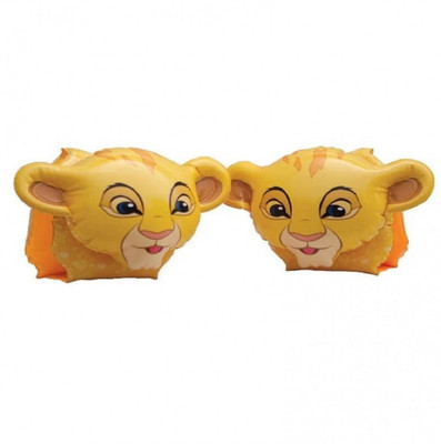 

Intex ® Original Inflatable Disney Lion King Deluxe Arm Bands Inflatable Pool Accessory(Yellow)