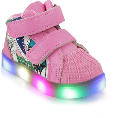 

KITTENS Girls Velcro Sneakers(Pink