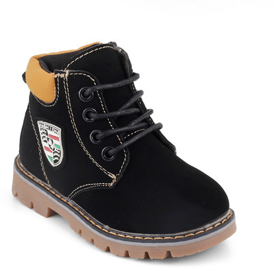 

KITTENS Boys Lace Casual Boots(Black
