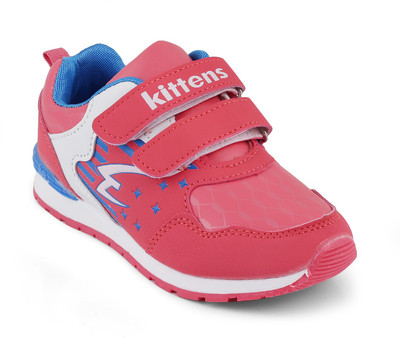 

KITTENS Girls Velcro Running Shoes(Red