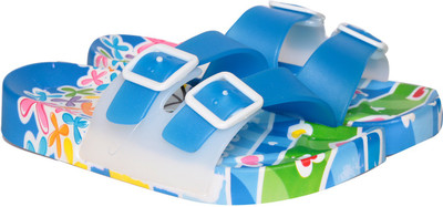 

Adorn Boys & Girls Slip On Slipper Flip Flop(Blue