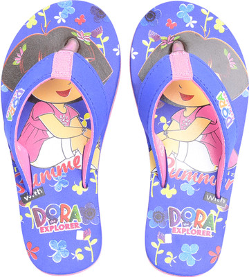 Dora Girls Slip On Slipper Flip Flop(Blue
