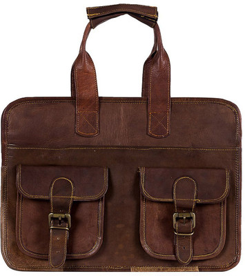 

Goatter 15 inch Laptop Messenger Bag(Brown)
