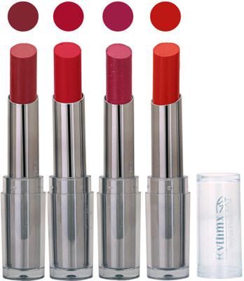 

Rythmx Mauvish Purple,Desert Red,Shimmer Mazanta,Orangish Red Lipstick Gift Combo Pack(Mauvish Purple,Desert Red,Shimmer Mazanta,Orangish Red)