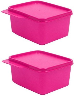 TUPPERWARE keeptab smal pink 2 Containers Lunch Box(500 ml)