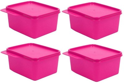 TUPPERWARE Keeptab small pink 4pc 4 Containers Lunch Box(500 ml)