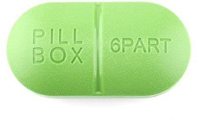

ShopAis 1 Week 6 Cells Medicine Organiser Pill Box(Green)