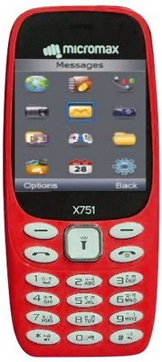 Micromax X751(Red) (Micromax) Chennai Buy Online