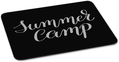 

100yellow Mouse pad | summer camp Quote Printed Mouse Pad Designer High Quality Anti Skid Mouse Pad For Desktop and Laptop Computer-Black Mousepad(Multicolor)
