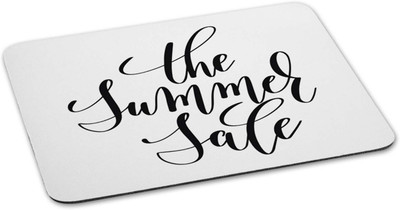 

100yellow Mouse pad | the summer sale Quote Printed Mouse Pad Designer High Quality Anti Skid Mouse Pad For Desktop and Laptop Computer- White Mousepad(Multicolor)